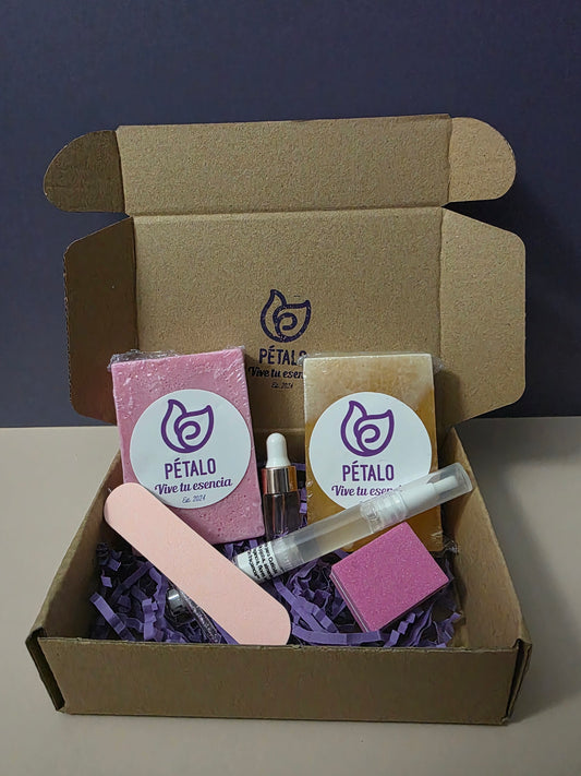 Combo de Jabones Artesanales de Glicerina Rosa Mosqueta y otro de Miel y Avena, Aceites para Cutículas y limas