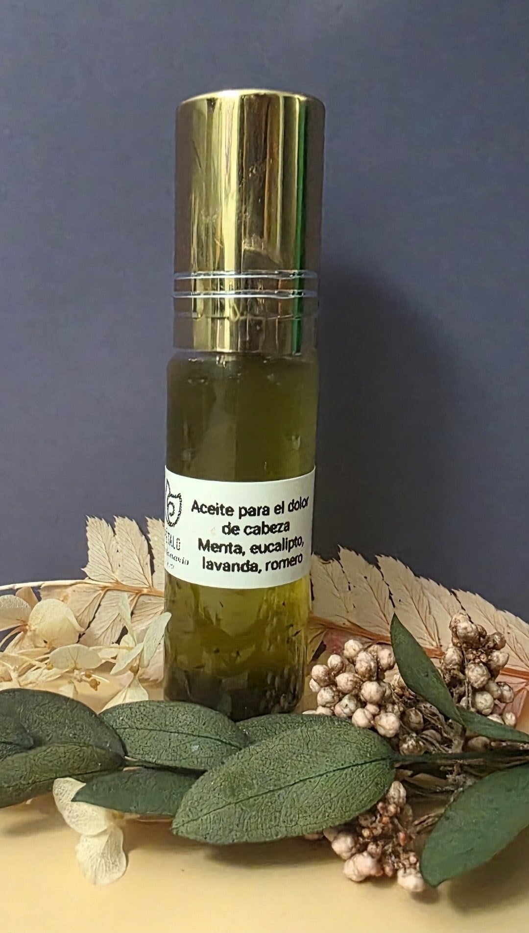 Aceite de Mentol para el dolor de cabeza
