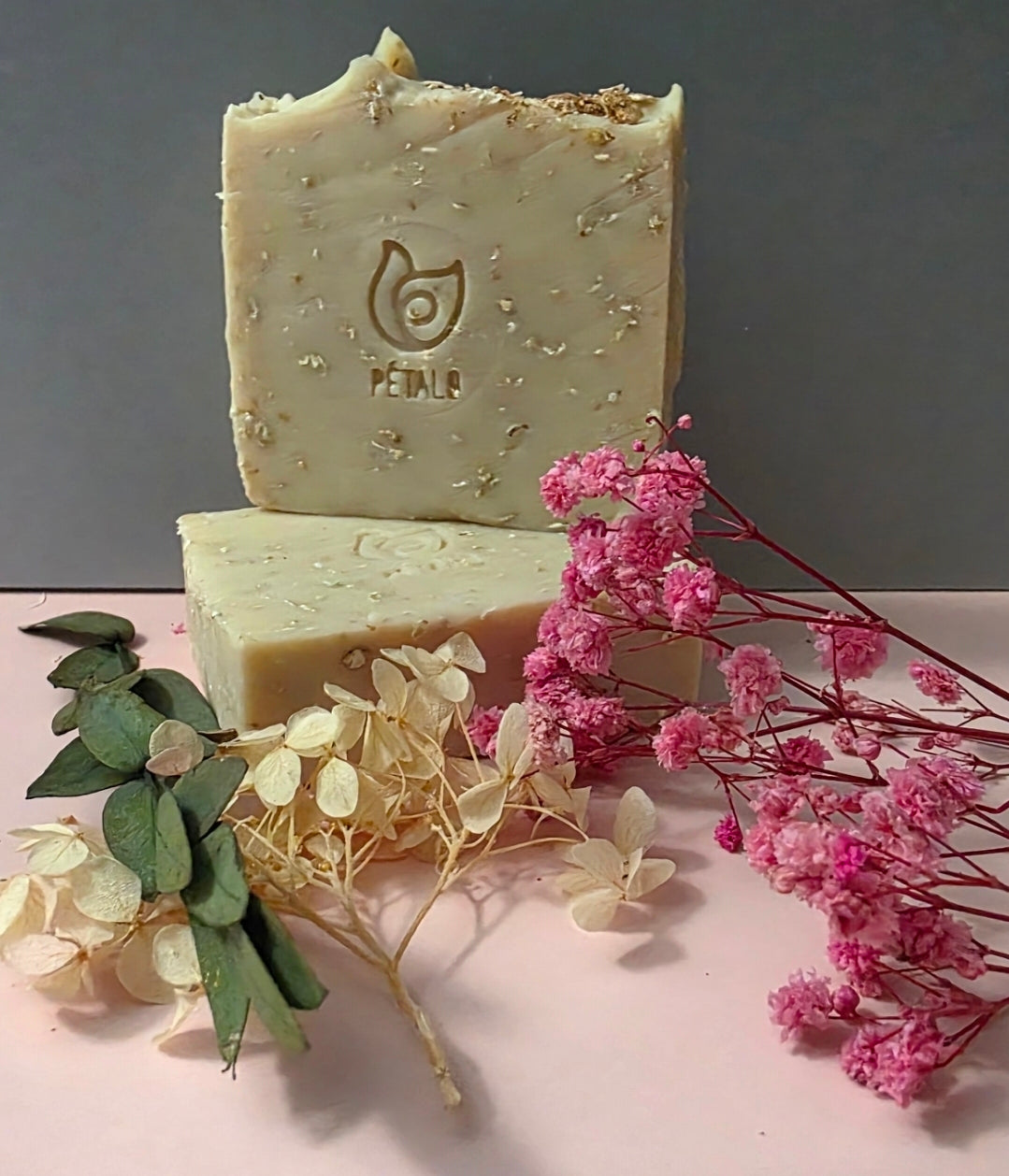 Jabón Artesanal Saponificado Avena y Coco